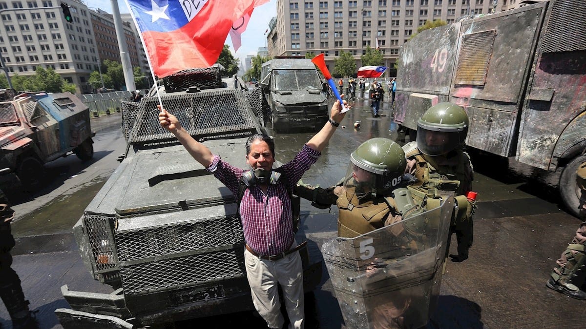 Manifestaciones en Chile / Foto: EFE