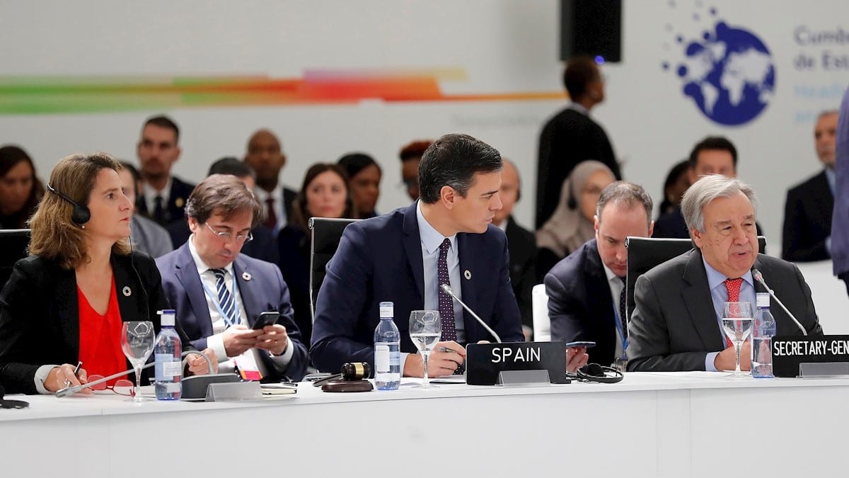 Antonio Guterres y Pedro Sánchez en la apertura de la COP 25 / Foto: EFE