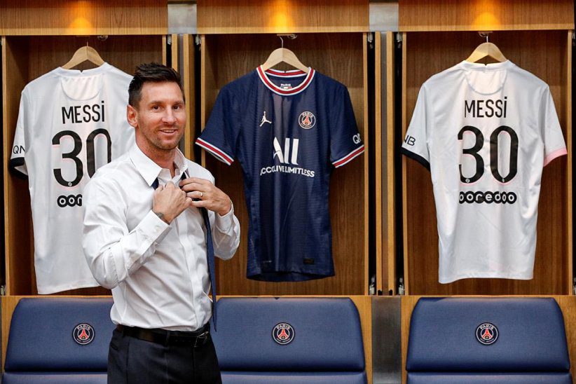 Estos son los precios de las nuevas camisetas de Lionel Messi
