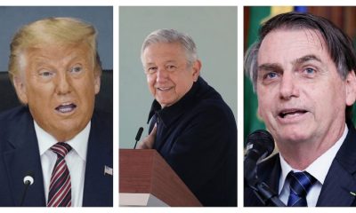 Trump, AMLO y Bolsonaro