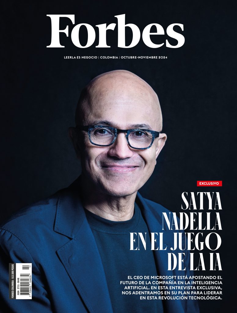 Satya Nadella CEO Microsotf foto Diana Rey Melo Forbes