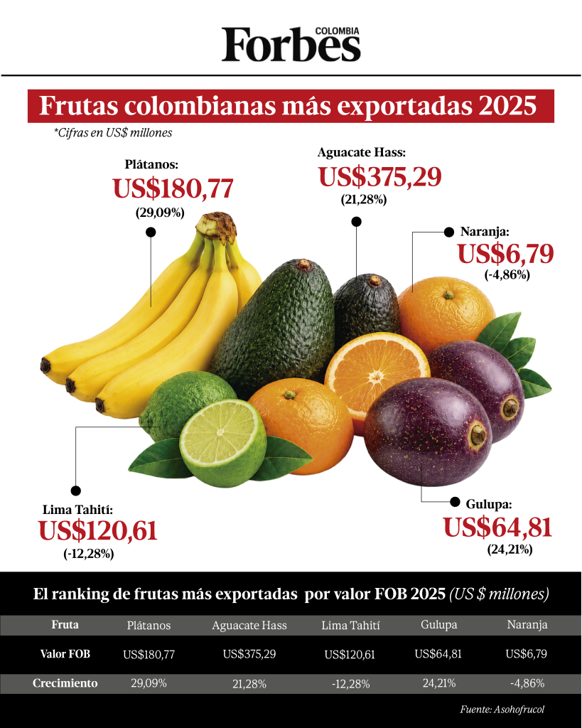 FRUTAS COLOMBIANAS EXPORTACIÓN