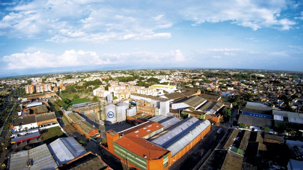 Planta en Cali de Harinera del Valle, Fotografía: Cortesía Harinera del Valle